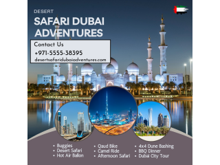 Hot Air Balloon Adventures Dubai: Experience  Ultimate Desert Safari from the Sky -0555538395