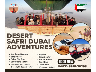 Hot Air Balloon Adventures Dubai: A Journey Above the Desert - 0555538395