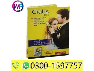 Cialis 20mg 6 Tablets Made In Karachi - 03001597757